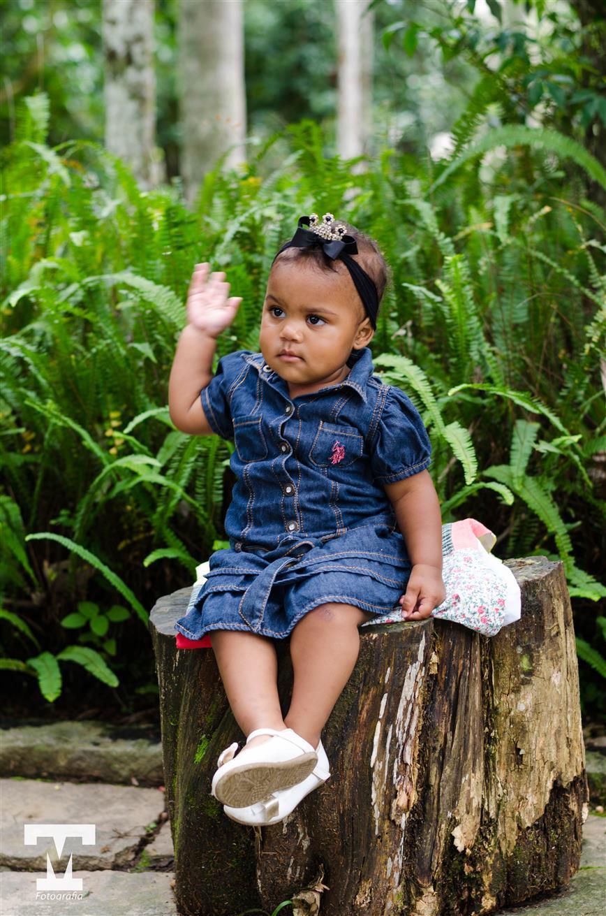 Ensaio - menina - Um ano - criança - infantil - Museu Imperial  - Petrópolis - RJ 