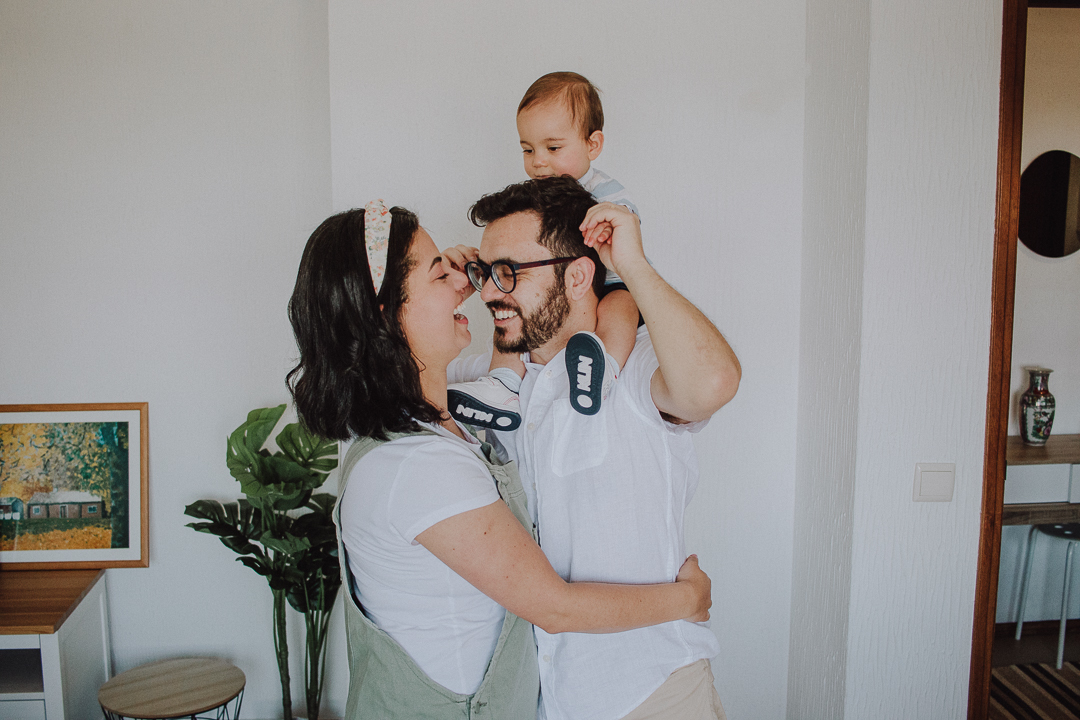 foto de familia em casa