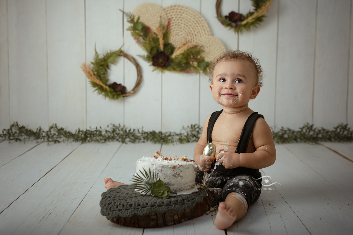 Cake Smash Boho, Kika Rodrigues, Guarulhos