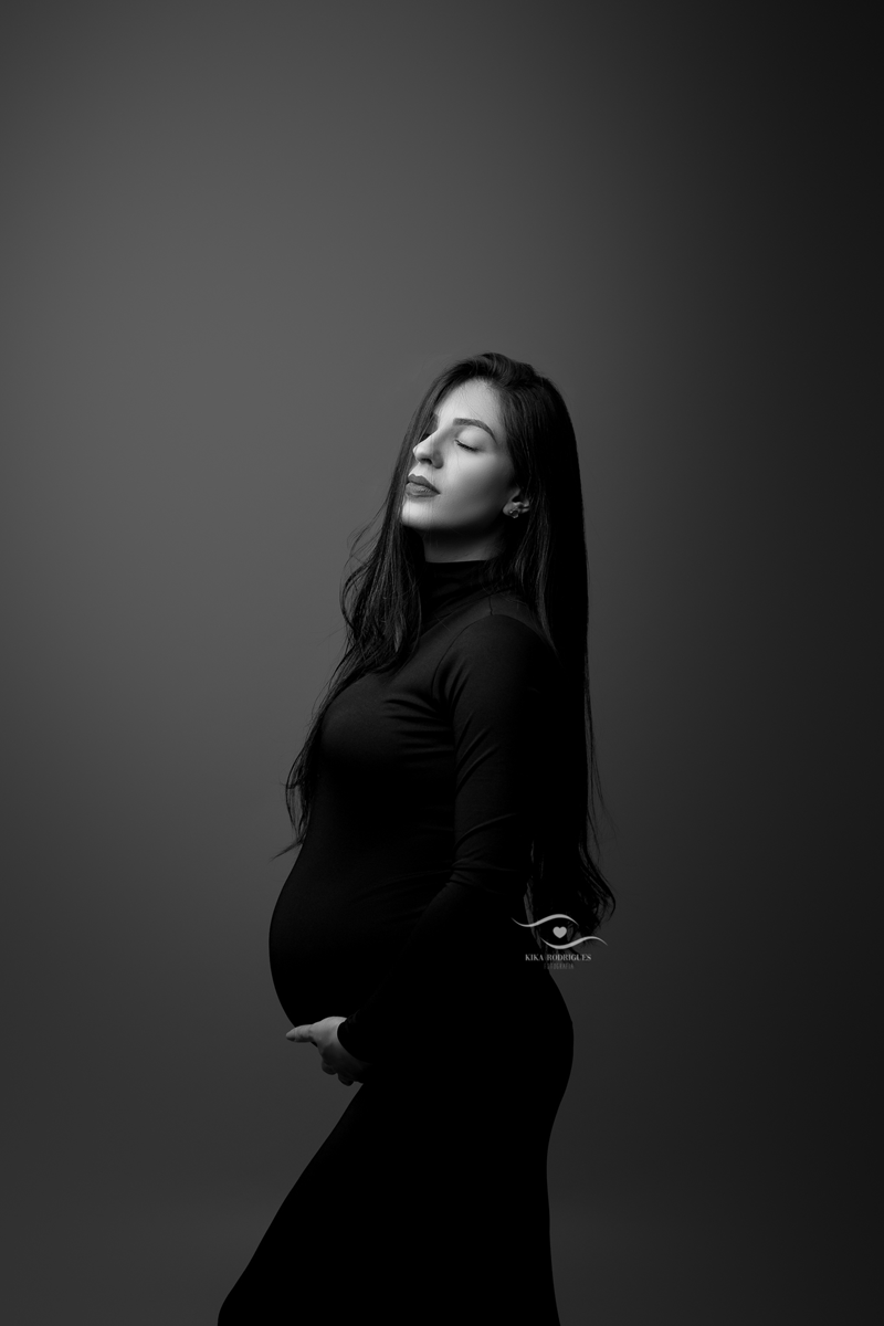 ensaio gestante, estúdio fotográfico em guarulhos, barriga, marrom, clássico, luxo, boho, macrame, croche, bebê barriga, casal, preto e branco, PB