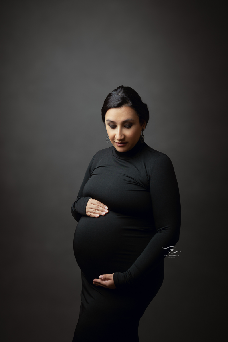 ensaio gestante, estúdio fotográfico em guarulhos, kika rodrigues, barriga, cinza, clássico, luxo, boho, macrame, croche, bebê barriga, delicadesa