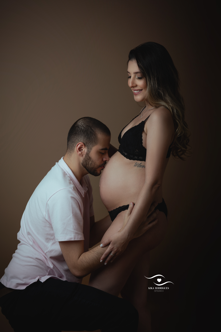 ensaio gestante, estúdio fotográfico em guarulhos, barriga, marrom, clássico, luxo, boho, macrame, croche, bebê barriga, casal