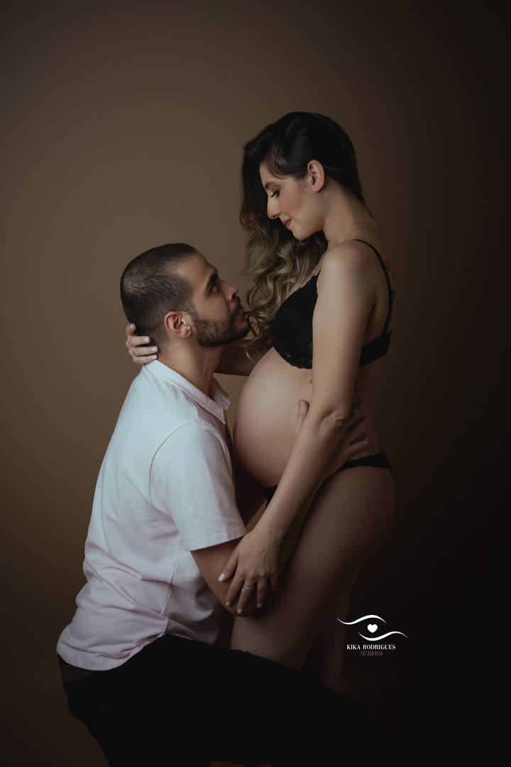 ensaio gestante, estúdio fotográfico em guarulhos, barriga, marrom, clássico, luxo, boho, macrame, croche, bebê barriga, casal