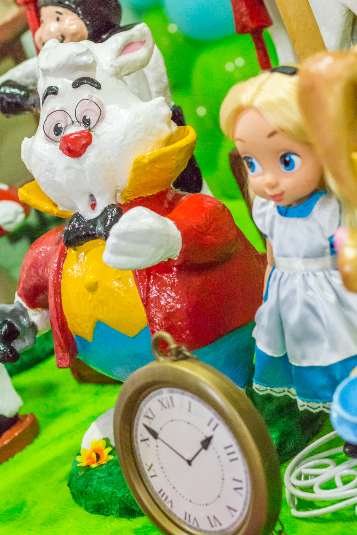 Decoração tema ALICE NO PÁIS DAS MARAVILHAS no click do FOTÓGRAFO de FESTA INFANTIL em SÃO PAULO, SP em uma imagem colorida