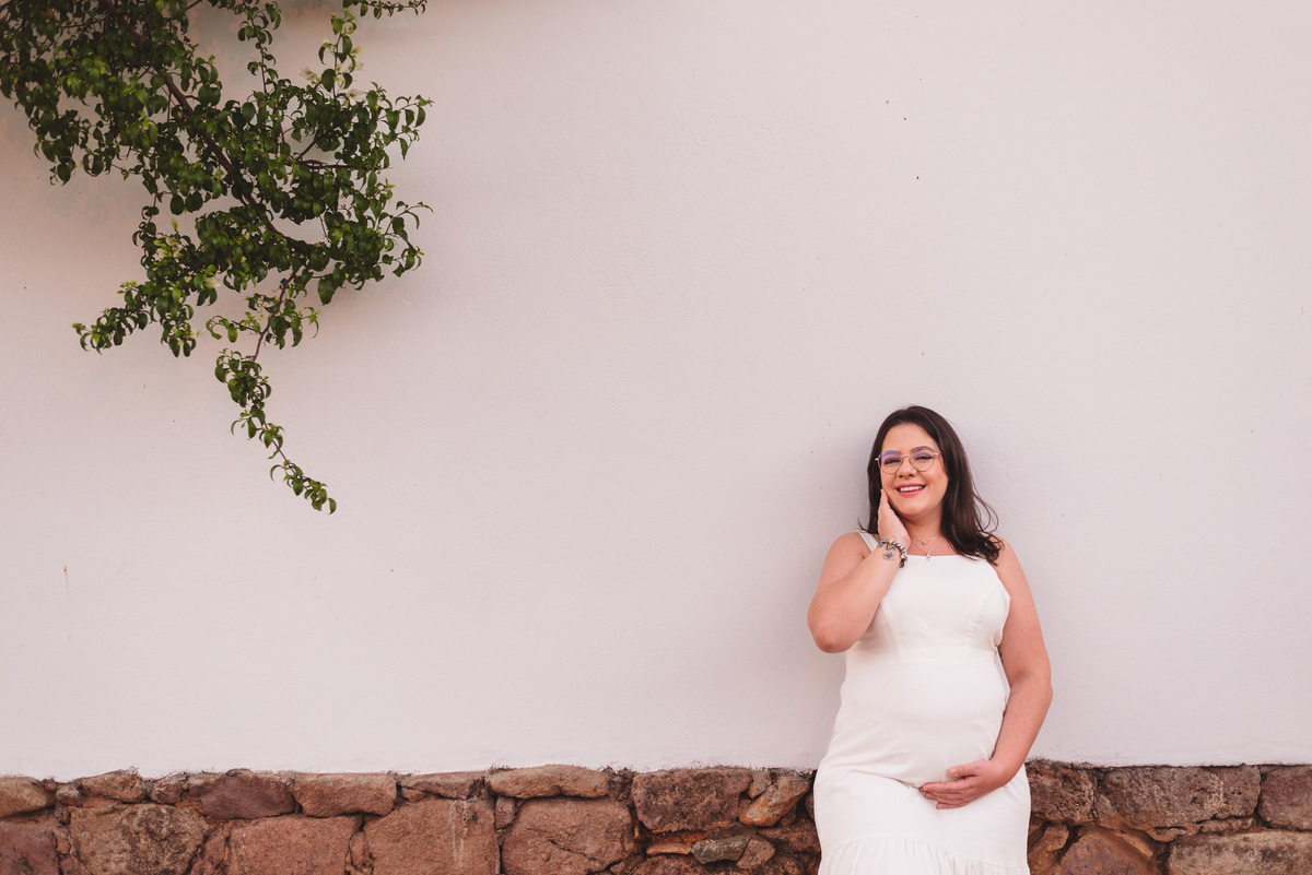 gestante estilo clean e delicado