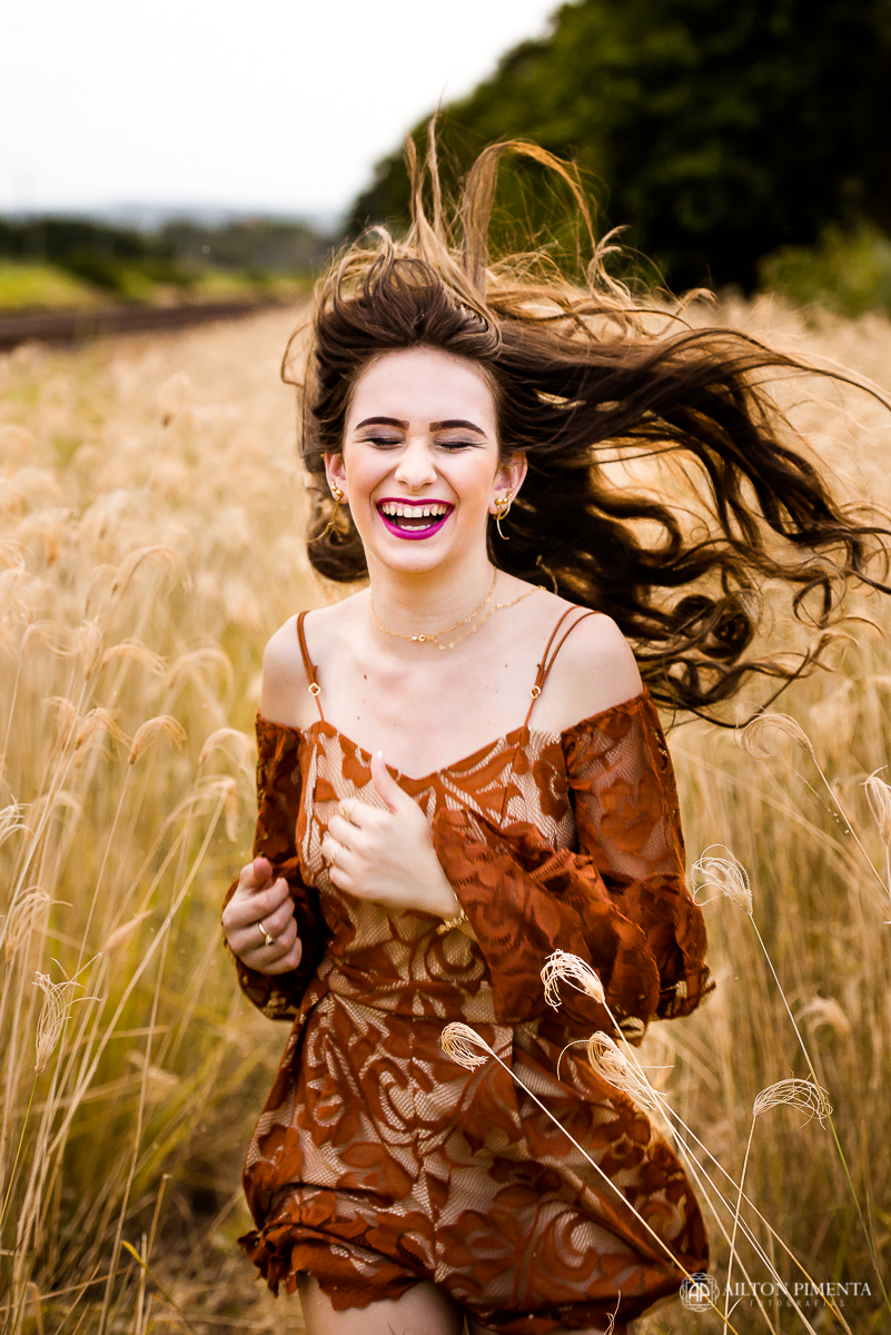 ensaio 15 anos correndo