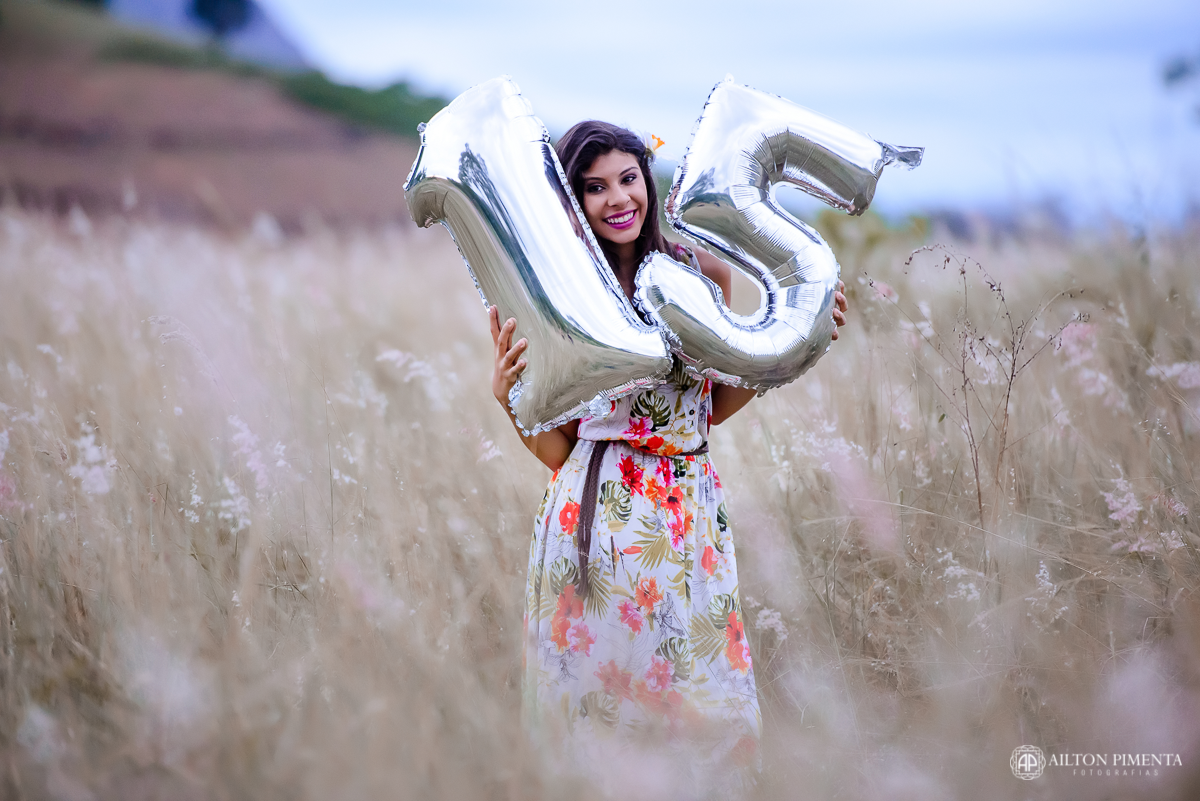 ensaio com balao 15 anos