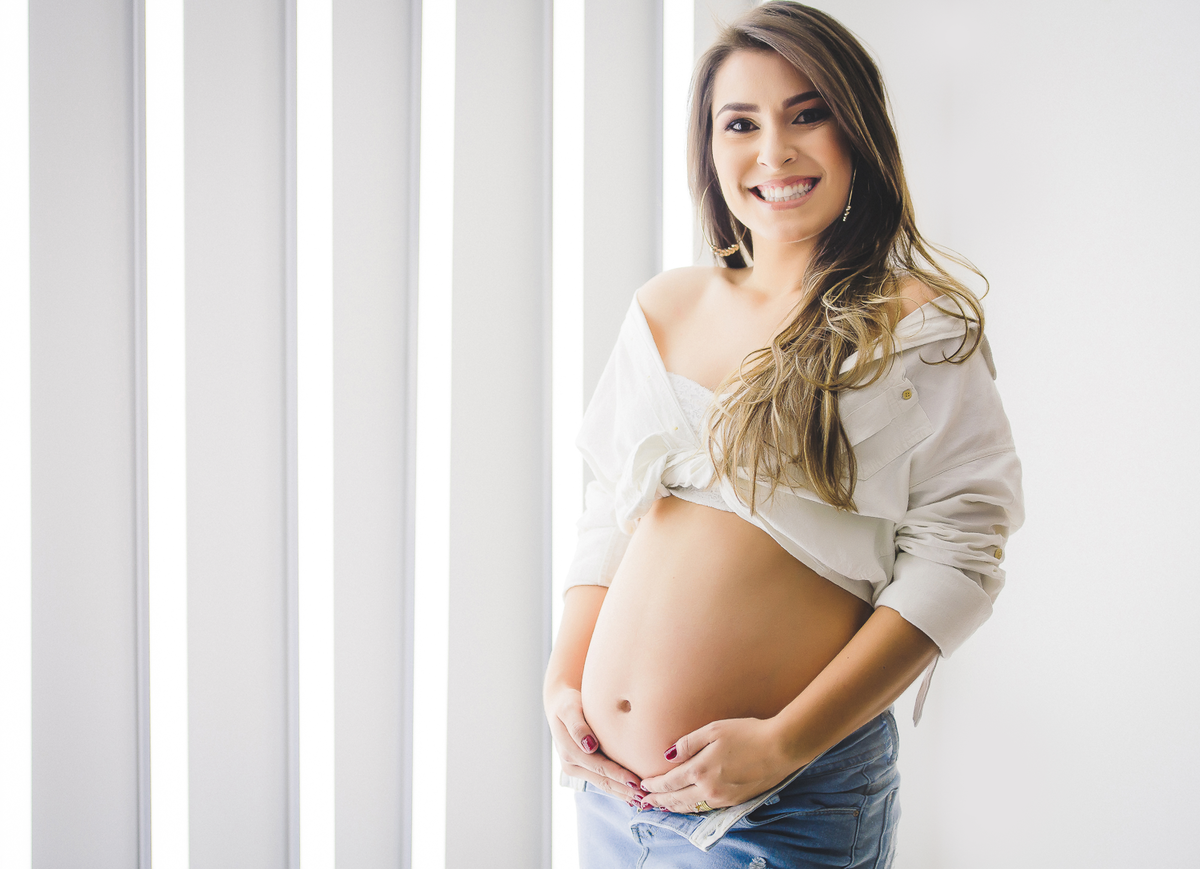 foto de gestante efeitos 