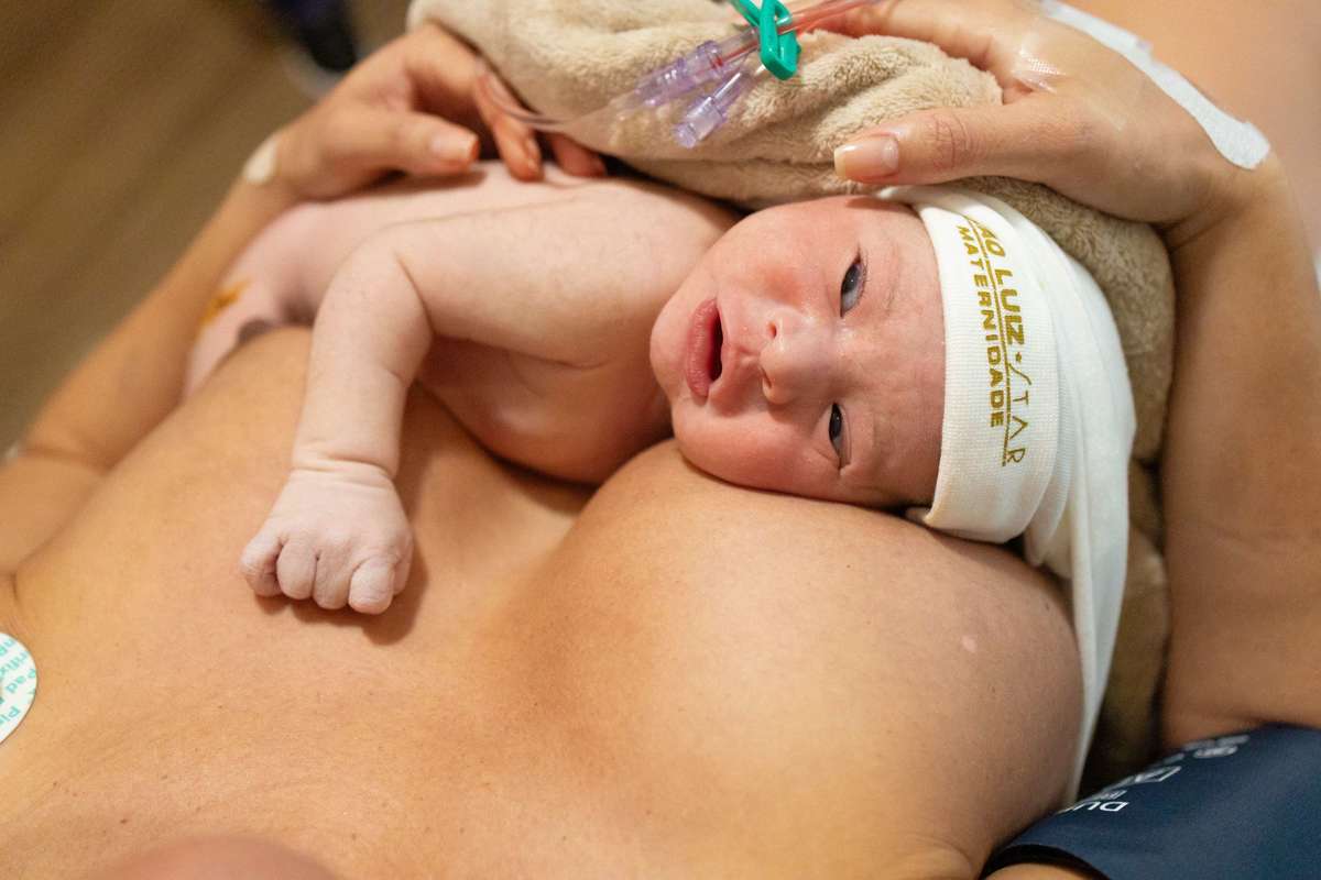 O olhar, a conexão do Davi com a mamãe