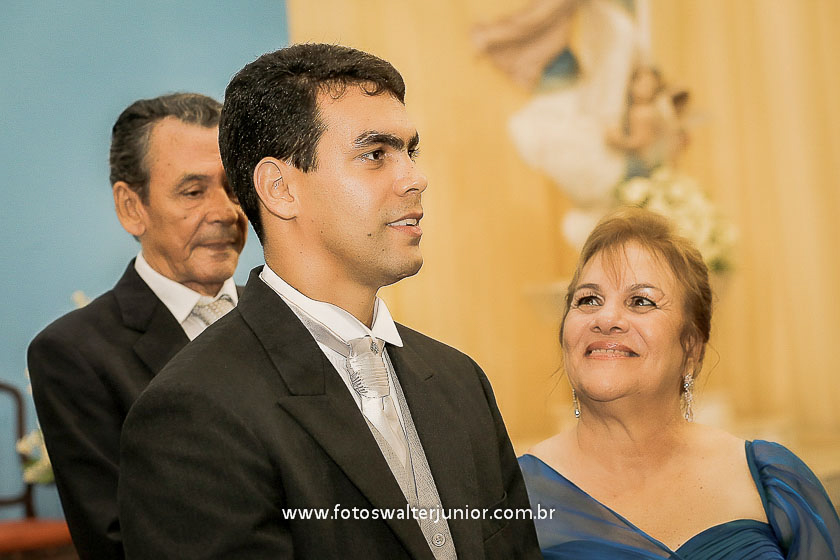 noivo com a mãe