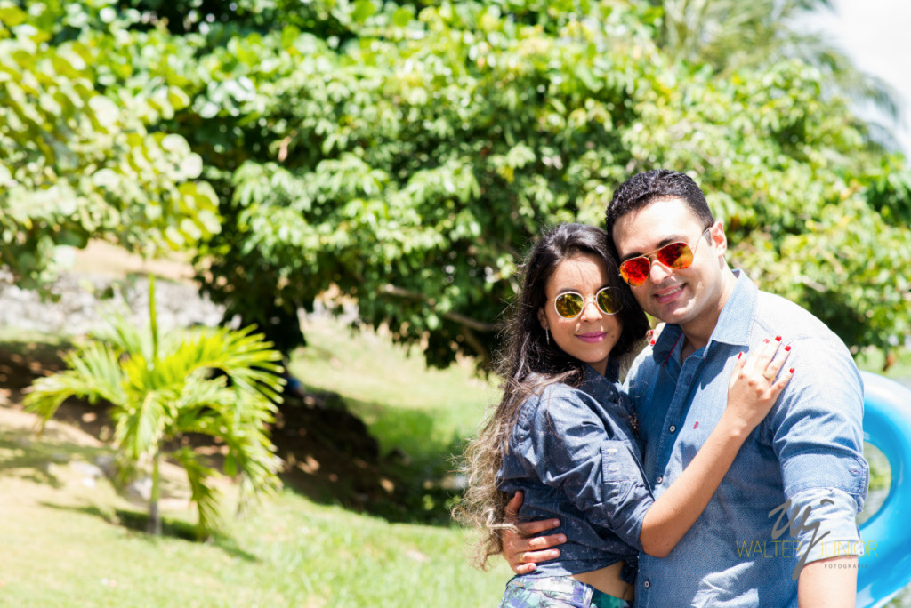 noivos no ensaio pré casamento