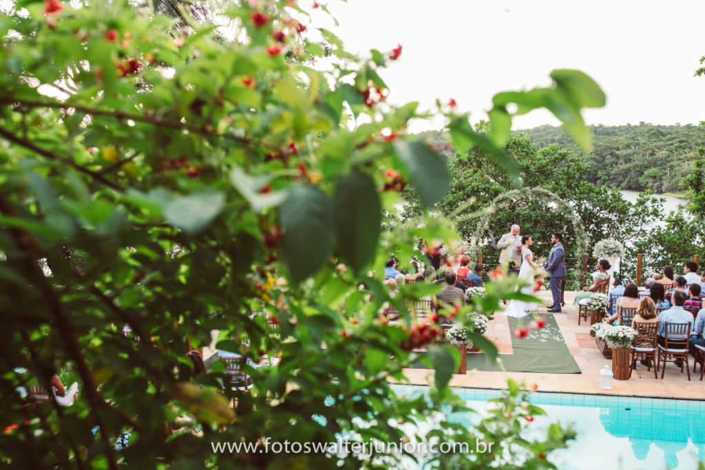 vista de cima da cerimonia