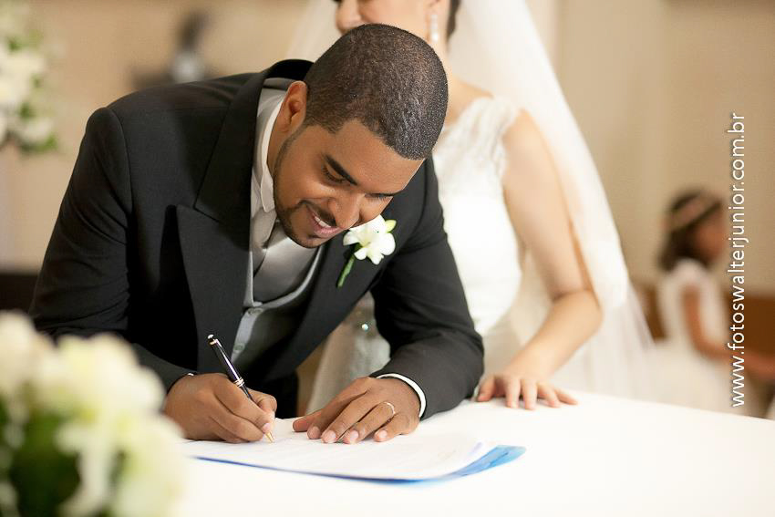 assinatura do noivo