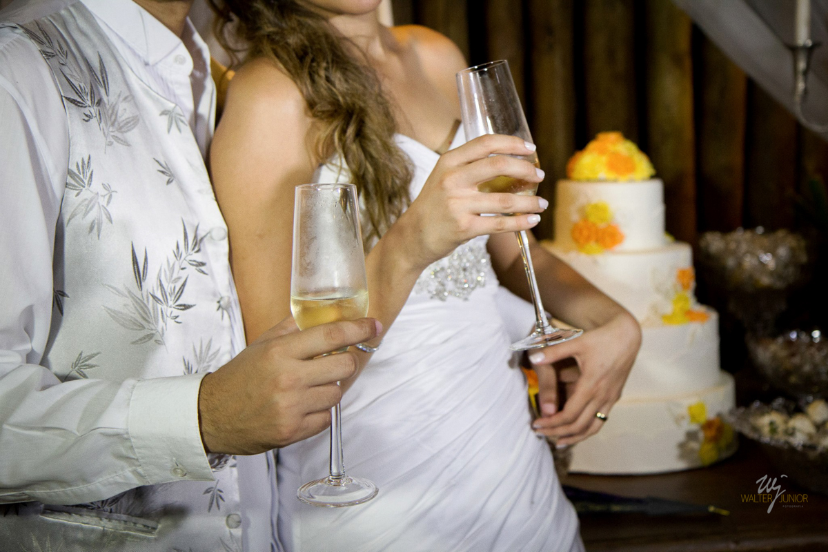 brinde dos noivos