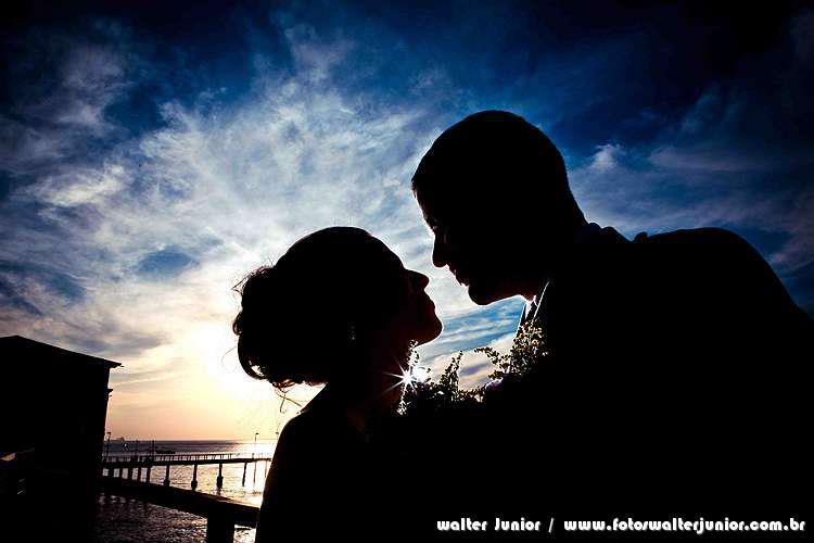 siluetas dos noivos no mam