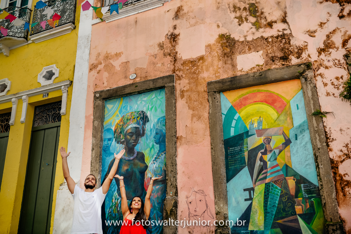 Ensaio pré wedding que rolou no Pelourinho – Salvador- Bahia