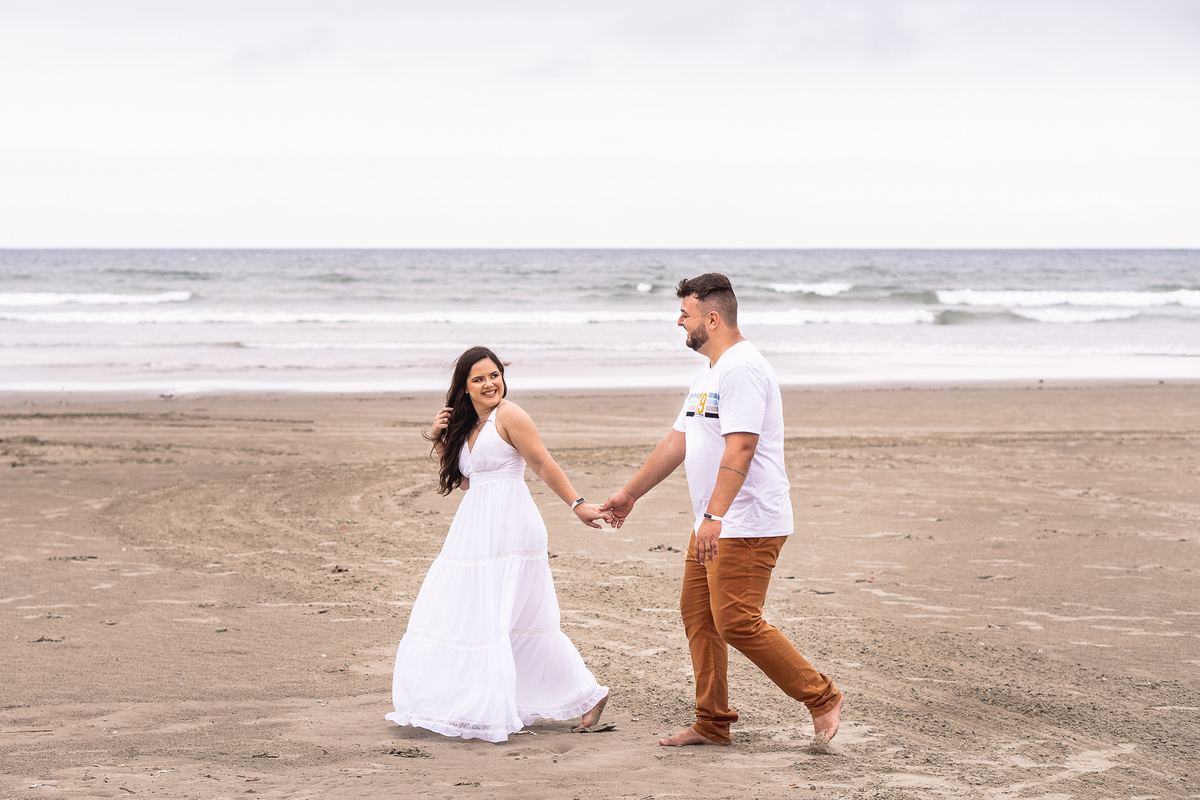 foto na praia grande