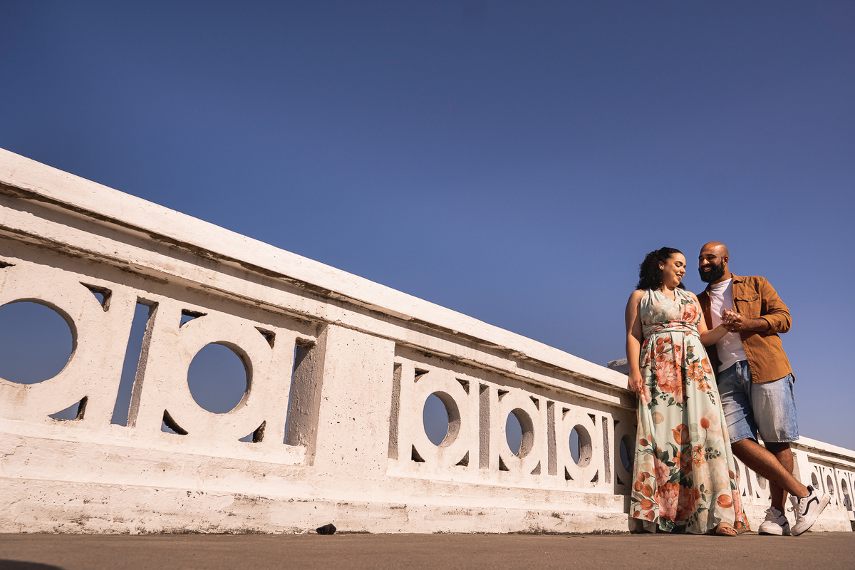 ENSAIO DE CASAL NA PONTA DA PRAIA EM SANTOS