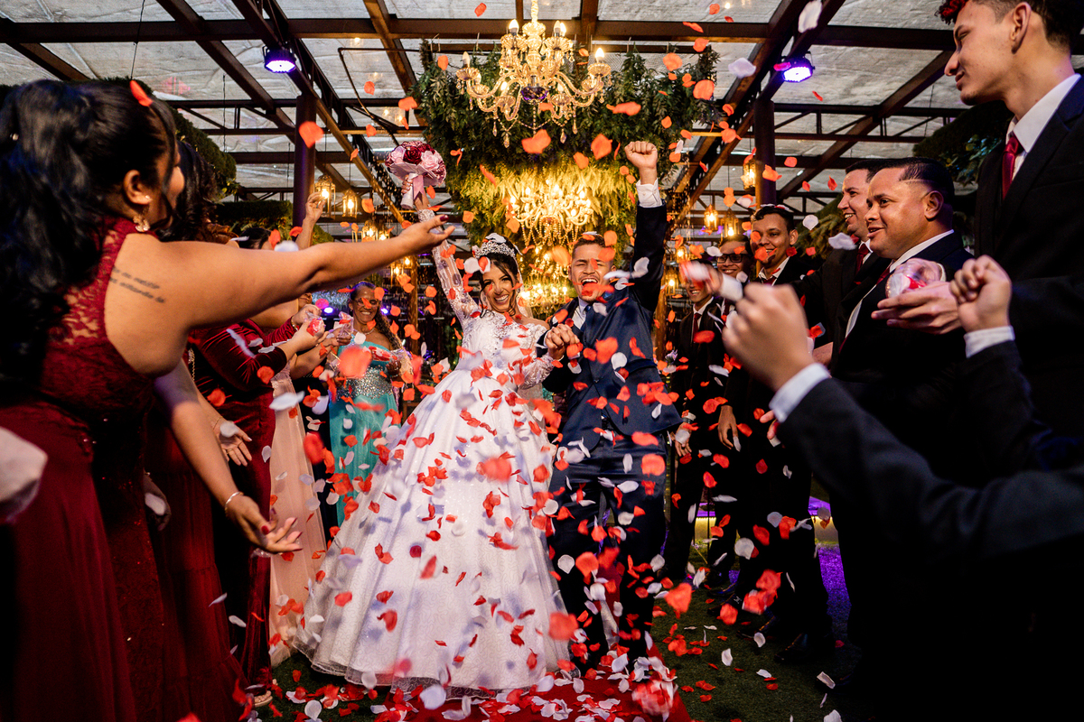 CASAMENTO NO BUFFET SAMPAIO EM SÃO VICENTE-SP