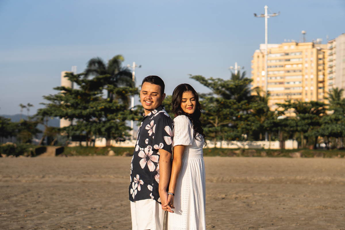 ENSAIO PRE CASAMENTO NA PRAIA DE SANTOS - SP