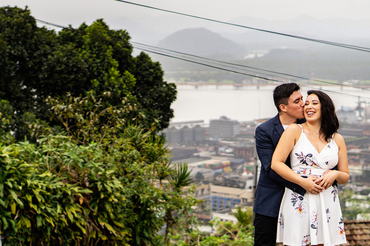 CASAMENTO CIVIL EM SANTOS E ENSAIO NO MONTE SERRAT