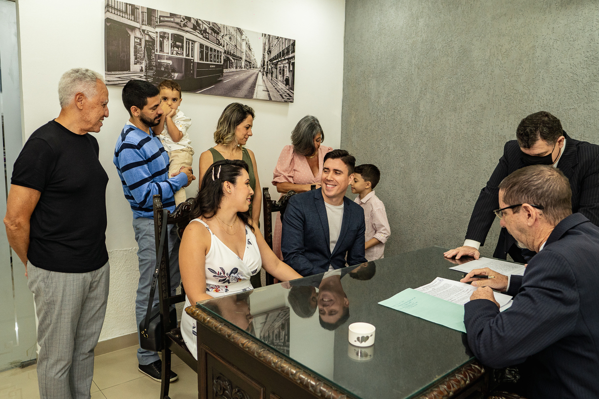 CASAMENTO CIVIL EM SANTOS E ENSAIO NO MONTE SERRAT