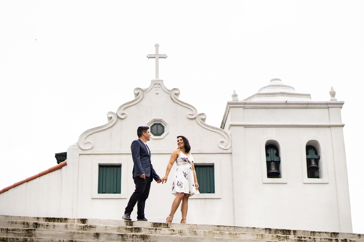 CASAMENTO CIVIL EM SANTOS E ENSAIO NO MONTE SERRAT