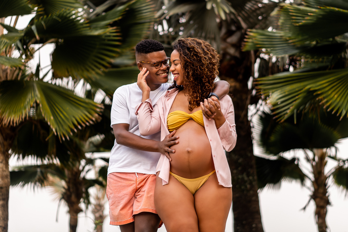 ENSAIO DE GESTANTE NA PRAIA GRANDE