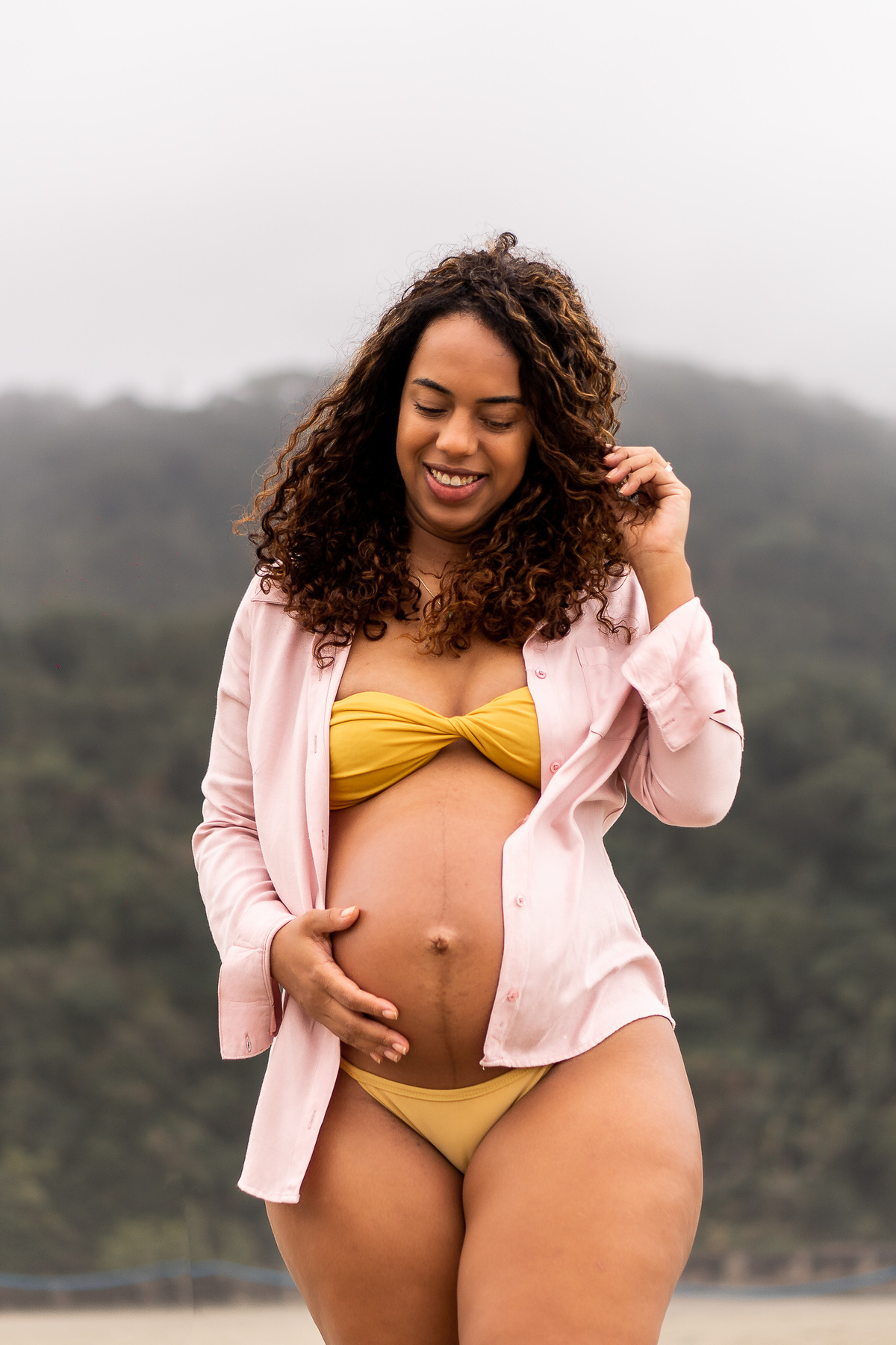 ENSAIO DE GESTANTE NA PRAIA GRANDE