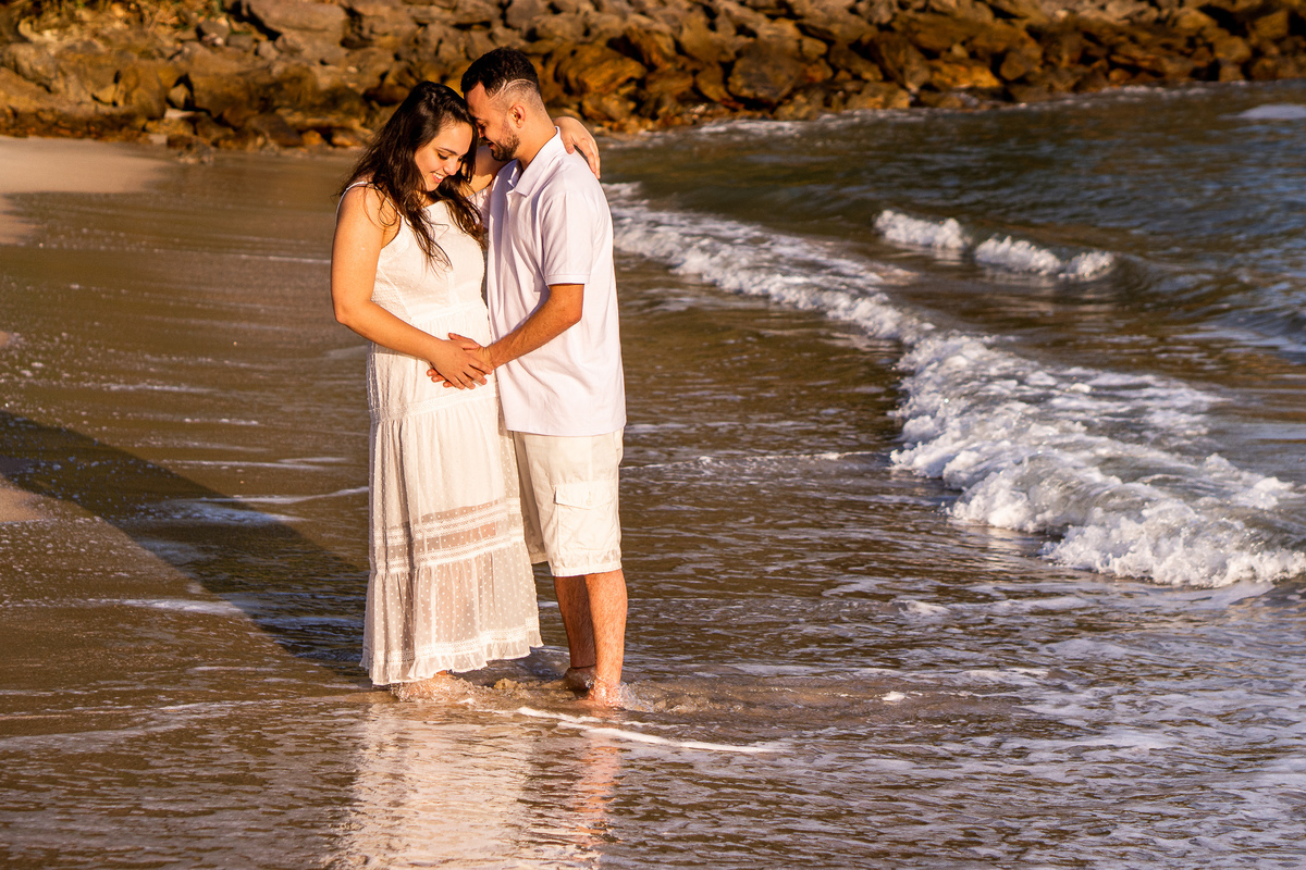 ENSAIO GESTANTE REVELAÇÃO - PRAIA DAS CONCHAS (GUARUJÁ-SP)