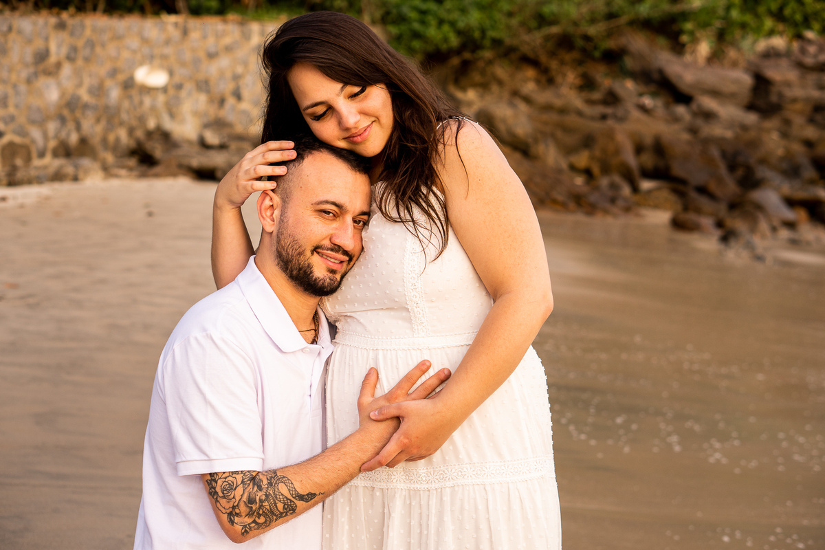 ENSAIO GESTANTE REVELAÇÃO - PRAIA DAS CONCHAS (GUARUJÁ-SP)
