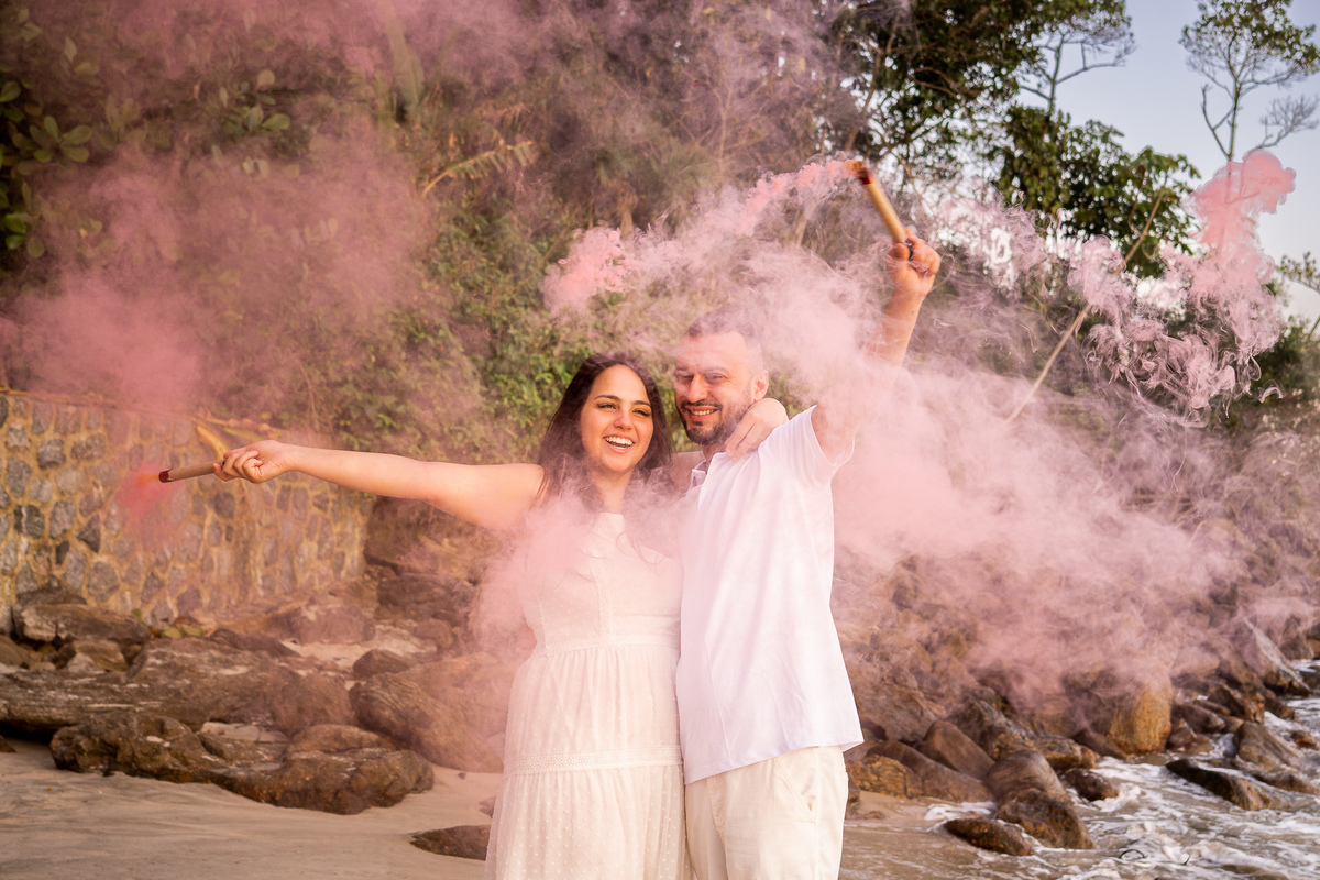 ENSAIO GESTANTE REVELAÇÃO - PRAIA DAS CONCHAS (GUARUJÁ-SP)