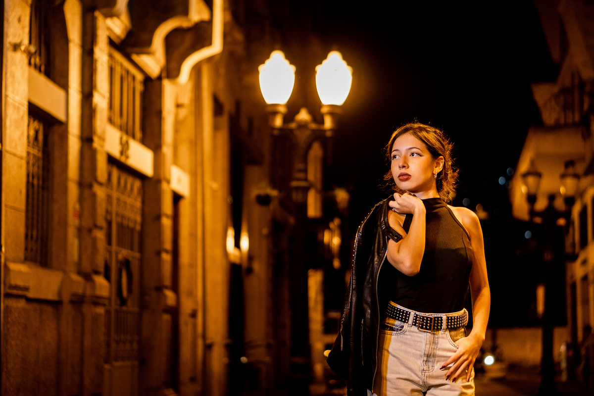 ENSAIO DE DEBUTANTE NA PINACOTECA E CENTRO DE SANTOS-SP