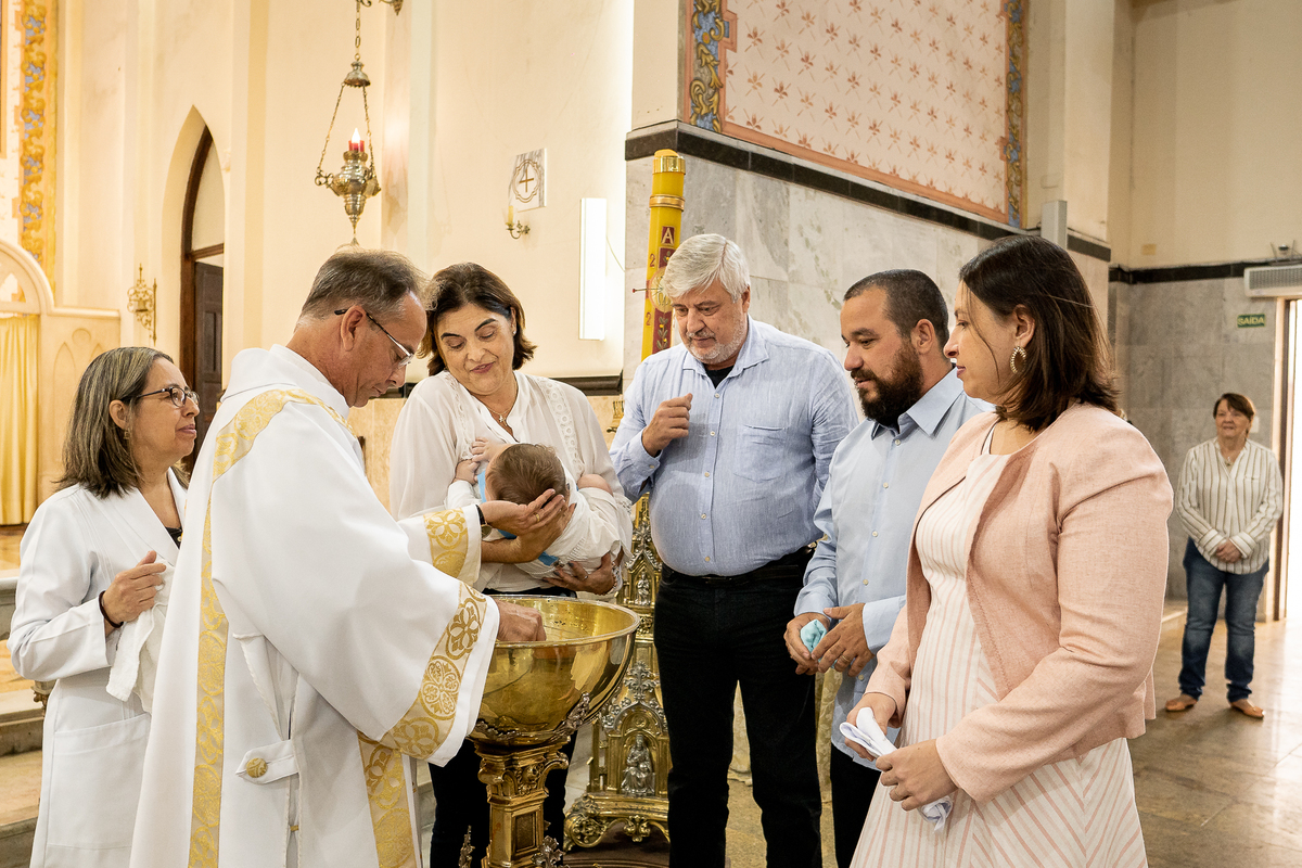 BATIZADO NA PARÓQUIA NOSSA SENHORA DO ROSÁRIO DE POMPÉIA | SANTOS-SP