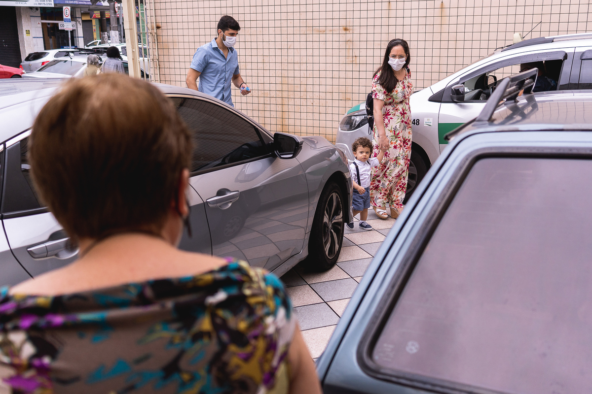 BATIZADO NA PANDEMIA NA IGREJA SANTA CRUZ