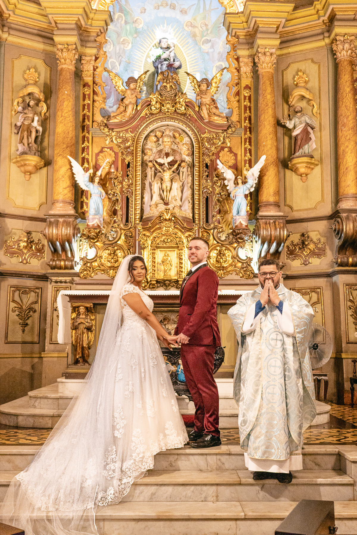CASAMENTO NA IGREJA DO VALONGO EM SANTOS-SP