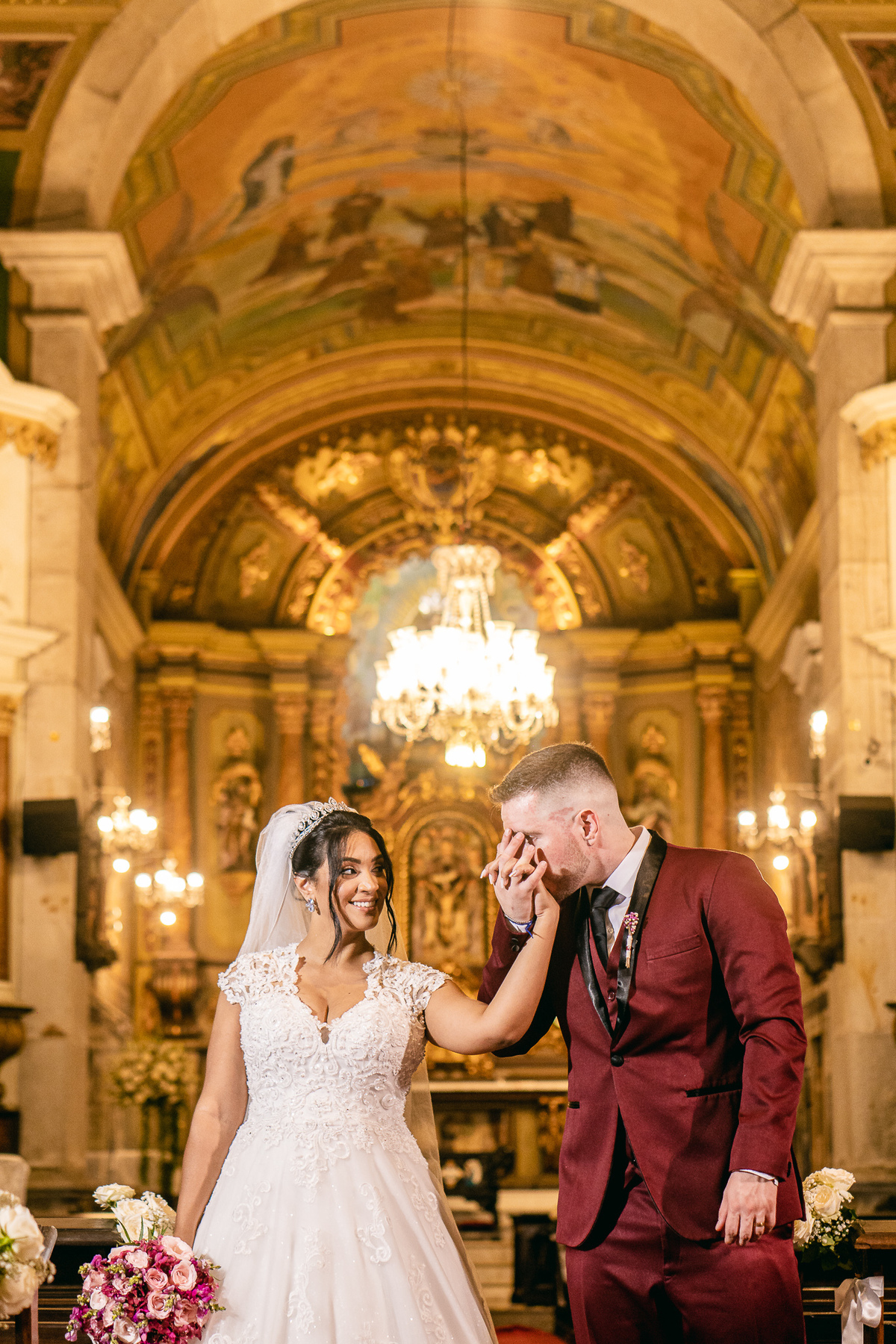 CASAMENTO NA IGREJA DO VALONGO EM SANTOS-SP