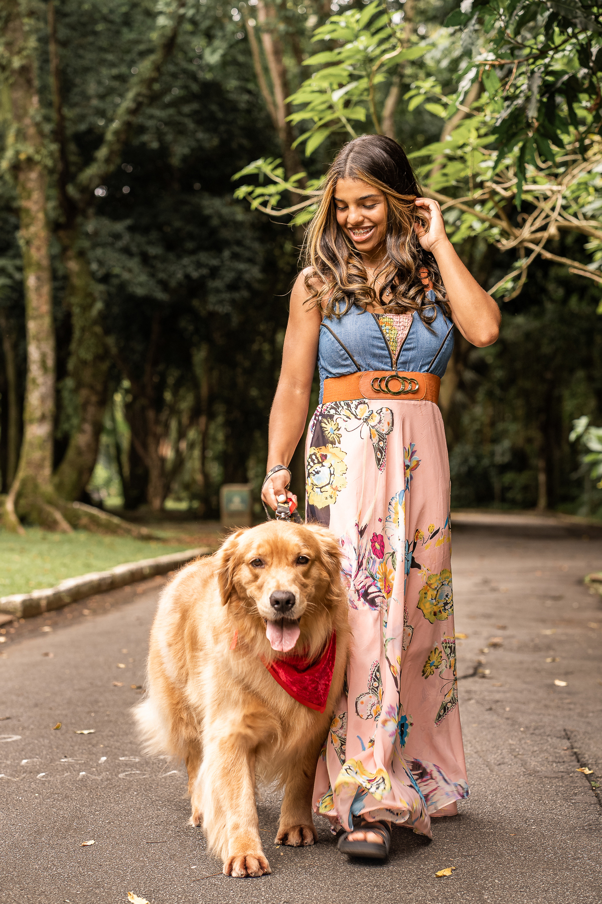 ENSAIO DE DEBUTANTE NO JARDIM BOTANICO DE SANTOS-SP