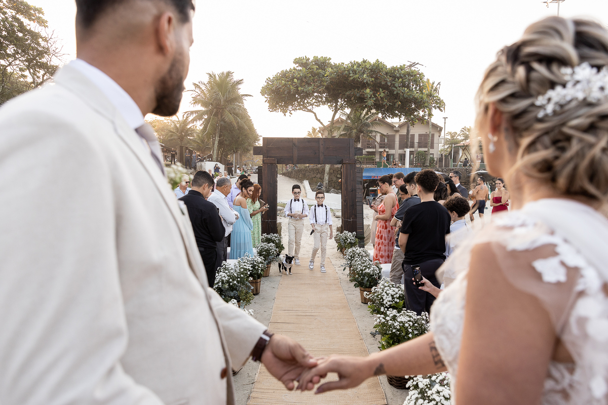 CASAMENTO NA PÉ NA AREIA NA CASA CANOA (GUARUJÁ-SP)