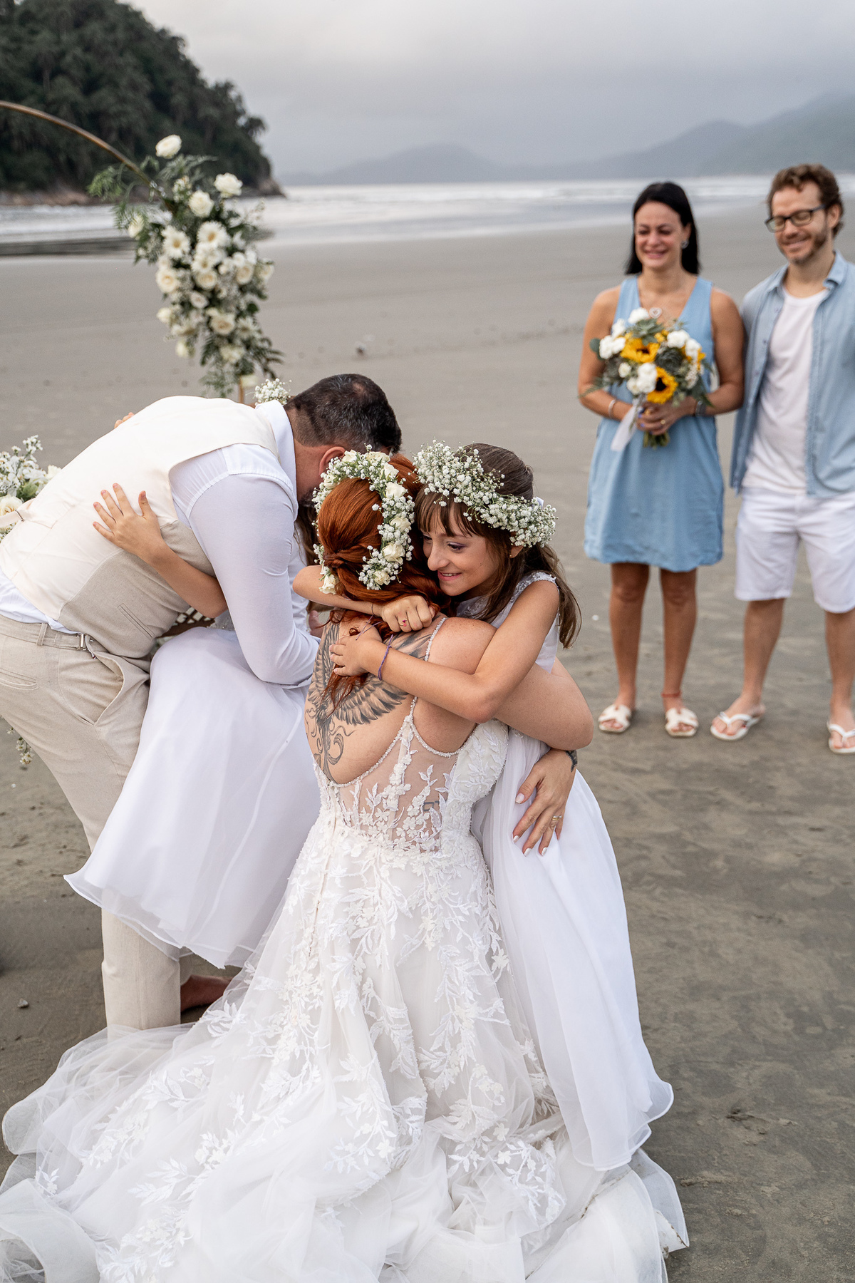 CASAMENTO NA PRAIA DE SANTOS-SP