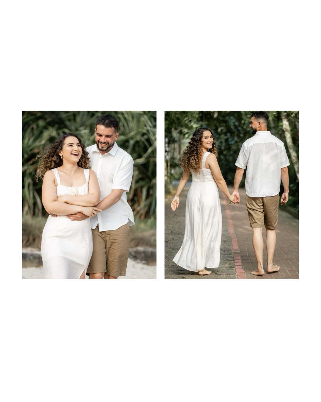 Ensaio de Casal na Praia do Guarujá - Pre Wedding na Praia de São Pedro-SP