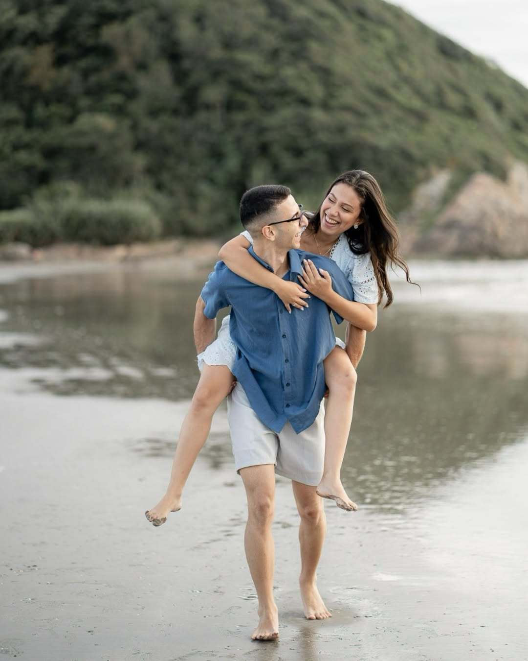 ENSAIO DE CASAL NA PRAIA DE ITANHAÉM - PRE WEDDING NA PRAIA DOS PESCADORES