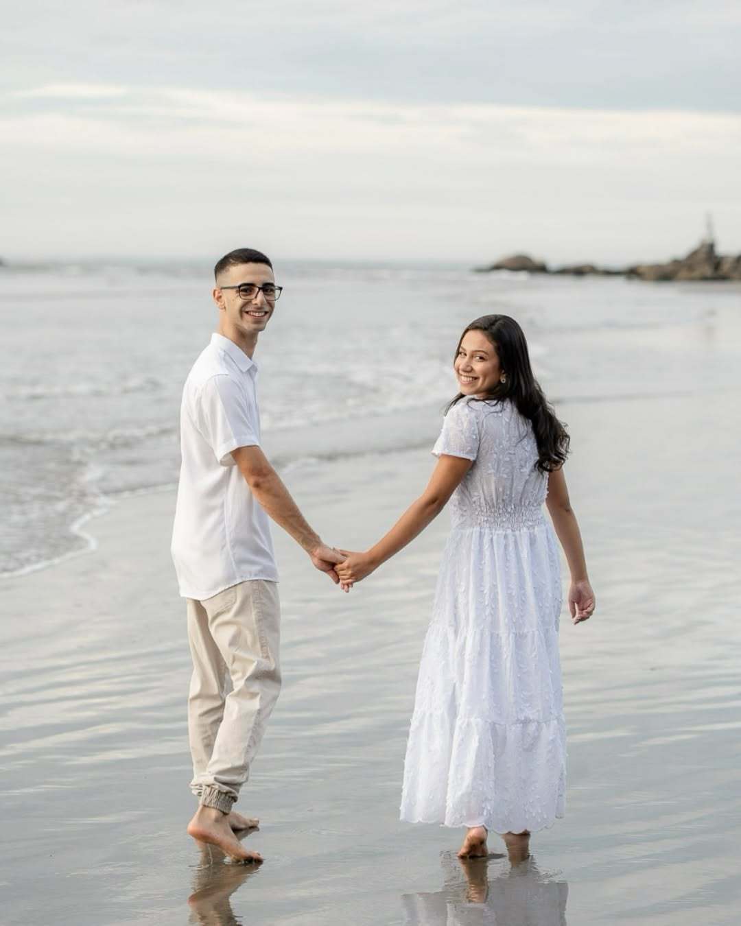 ENSAIO DE CASAL NA PRAIA DE ITANHAÉM - PRE WEDDING NA PRAIA DOS PESCADORES