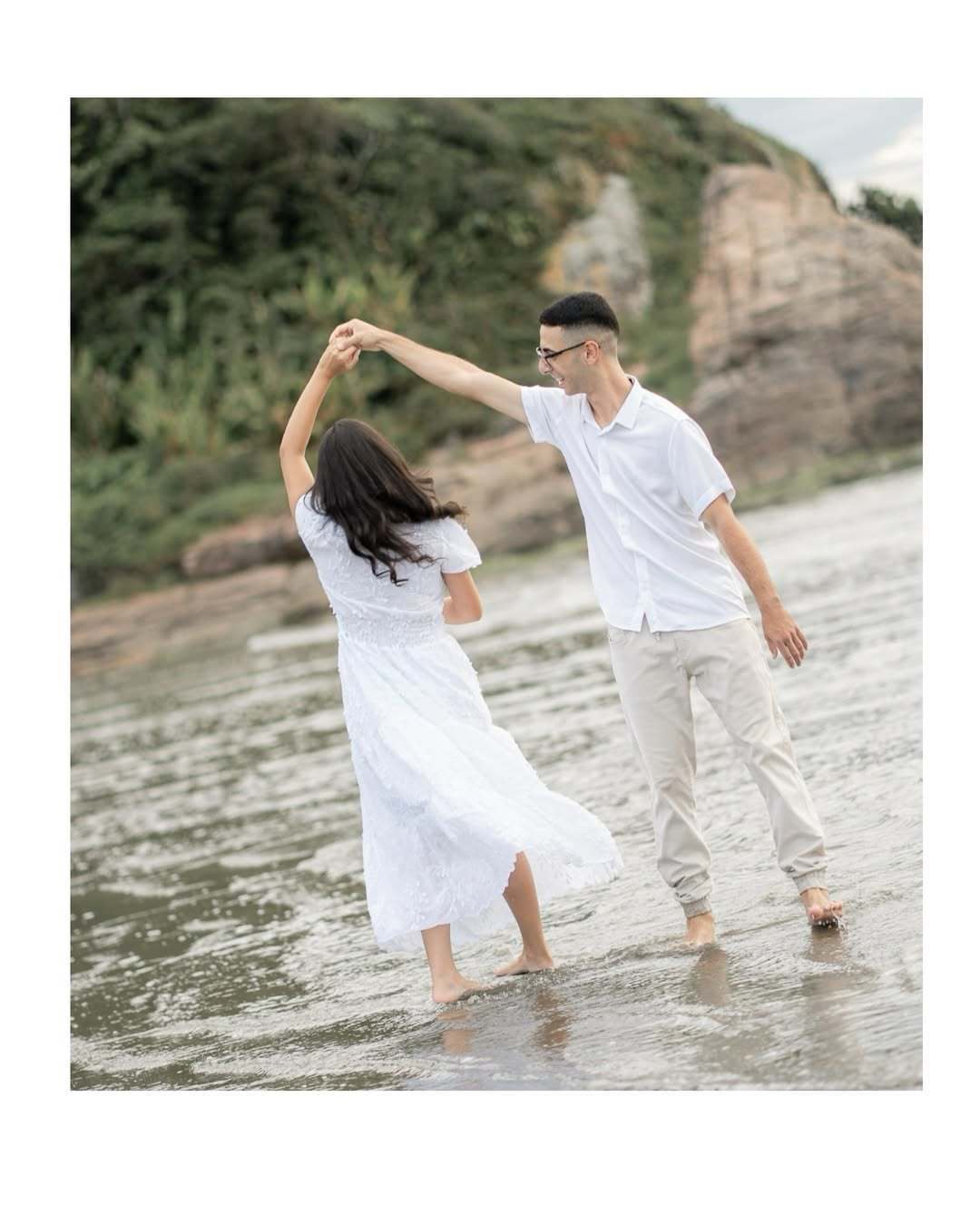 ENSAIO DE CASAL NA PRAIA DE ITANHAÉM - PRE WEDDING NA PRAIA DOS PESCADORES