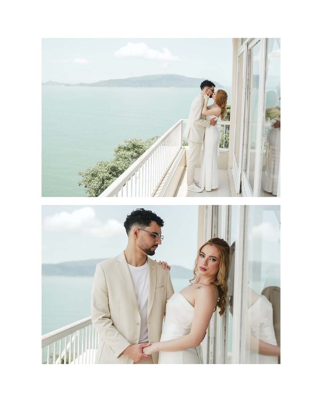CASAMENTO CIVIL NO TERRAÇO - ILHA POCHAT EM SÃO VICENTE-SP