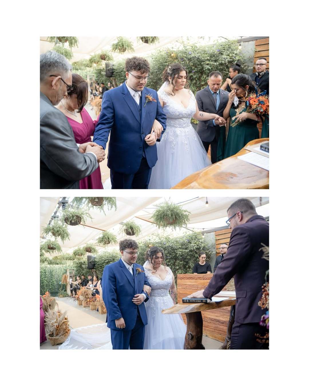 CASAMENTO CRISTÃO NO QUINTAL DA BELLA EM GUARUJÁ-SP