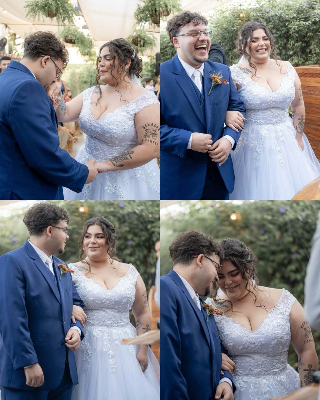 CASAMENTO CRISTÃO NO QUINTAL DA BELLA EM GUARUJÁ-SP