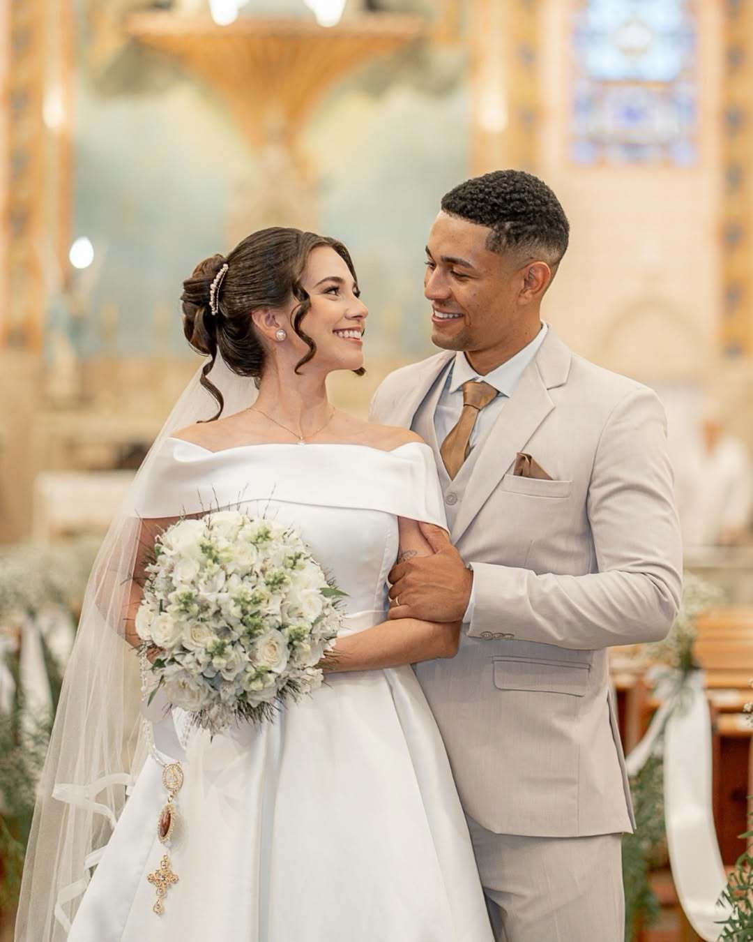 CASAMENTO NA IGREJA NOSSA SENHORA DO ROSÁRIO DE POMPÉIA EM SANTOS-SP