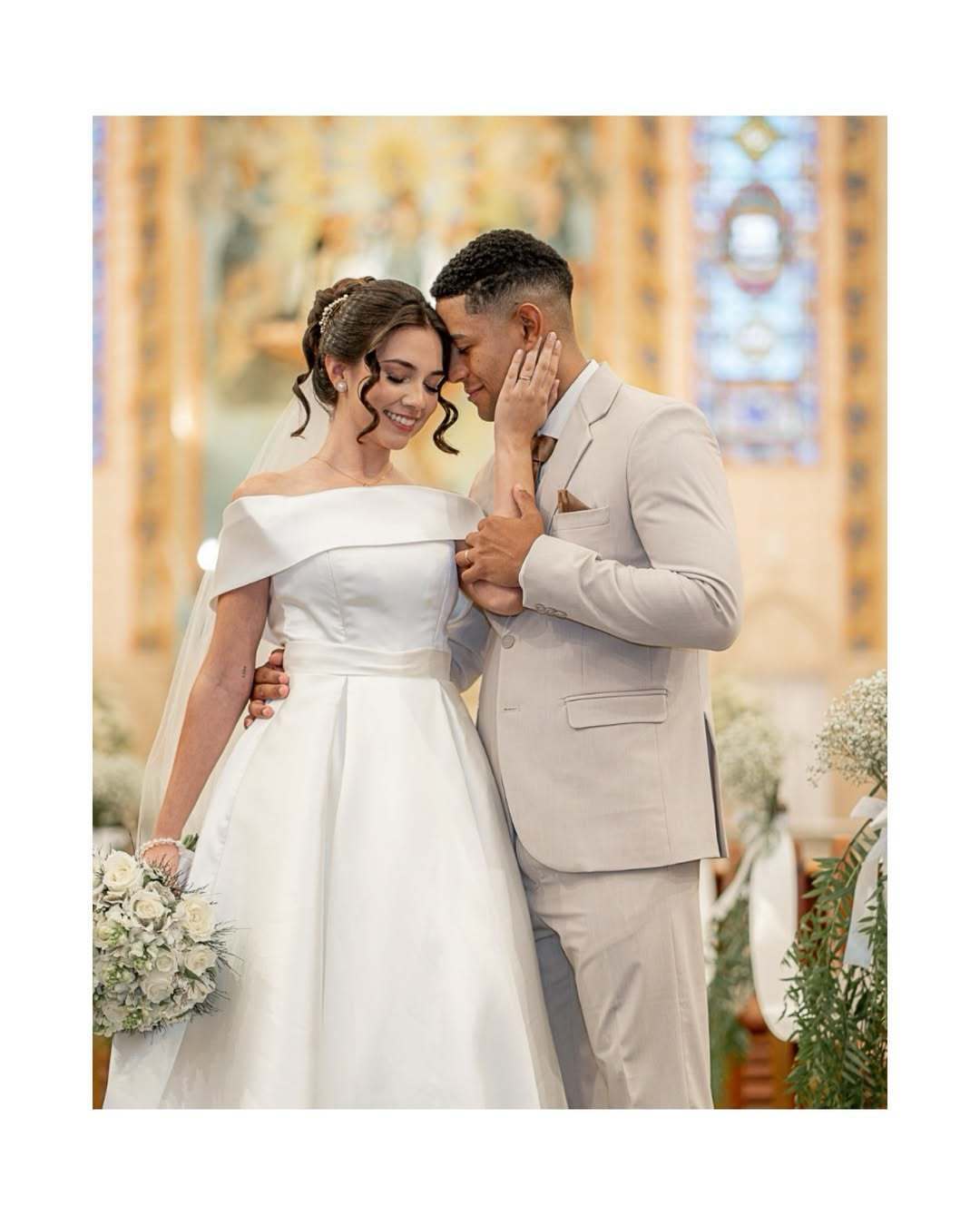 CASAMENTO NA IGREJA NOSSA SENHORA DO ROSÁRIO DE POMPÉIA EM SANTOS-SP