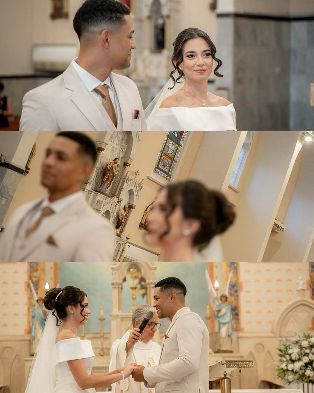 CASAMENTO NA IGREJA NOSSA SENHORA DO ROSÁRIO DE POMPÉIA EM SANTOS-SP